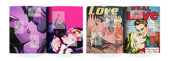 Albumoria albumi sa sličicama ljubavni comicbook